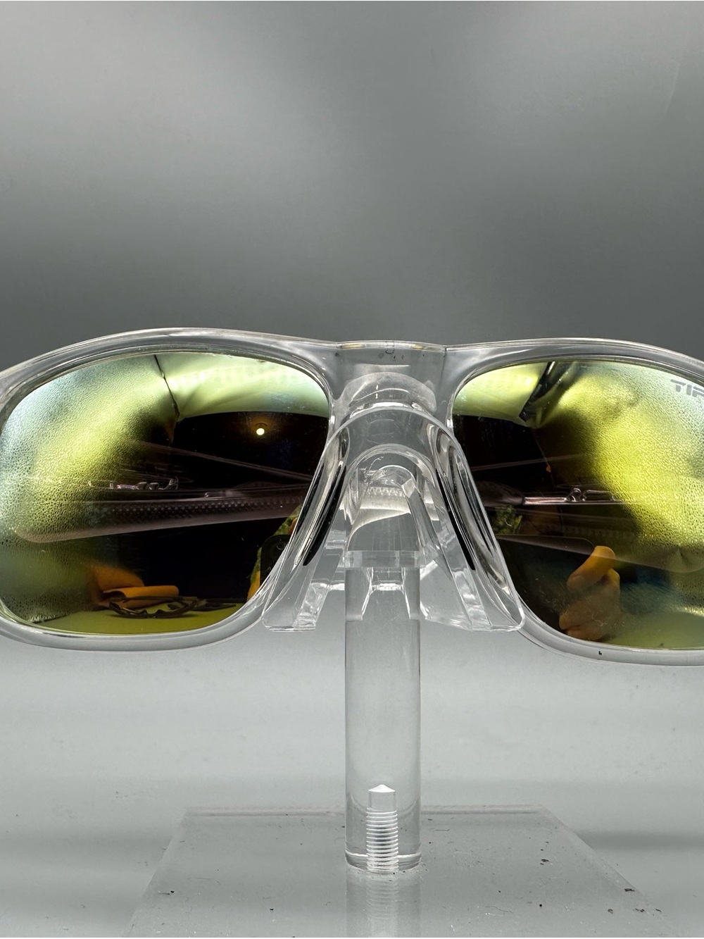 Tifosi Swank Crystal Clear Yellow Mirrored Sport Sunglasses 1520405374 #7282